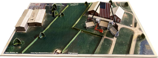 President Donald Trump Attempted Assassination With Water Tower - Paper Model