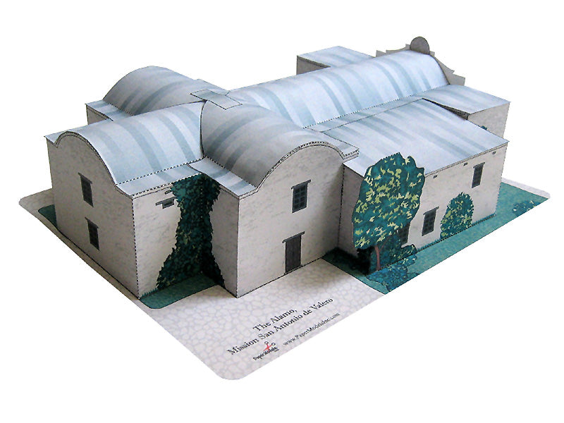 Alamo - San Antonio, TX - Paper Model Kit