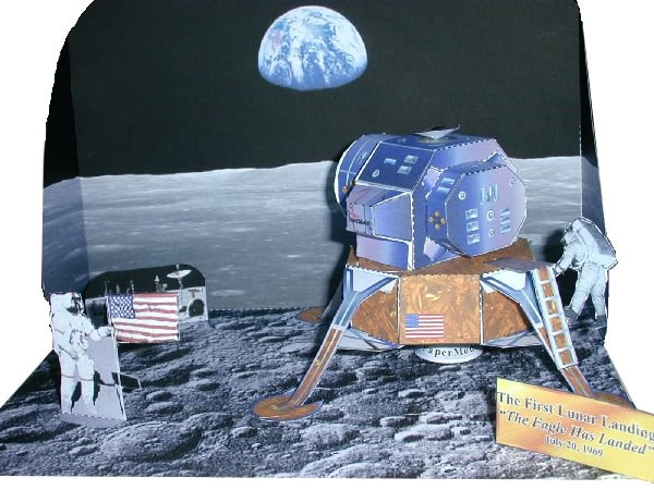 Apollo XI NASA Spacecraft - Paper Model Kit