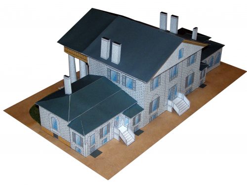 Arlington House - Robert E. Lee - Paper Model Kit