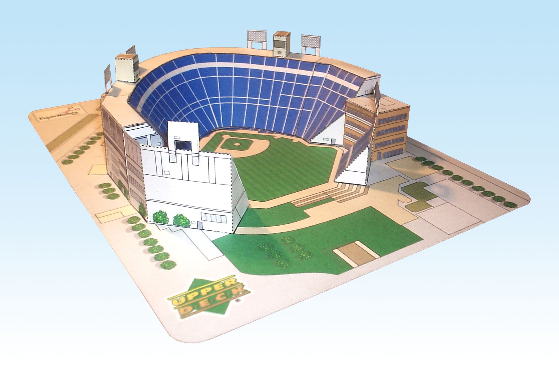 Baseball Stadium San Diego, CA Paper Model Kit