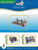 Holiday Christmas Village - Paper Model Project Kit