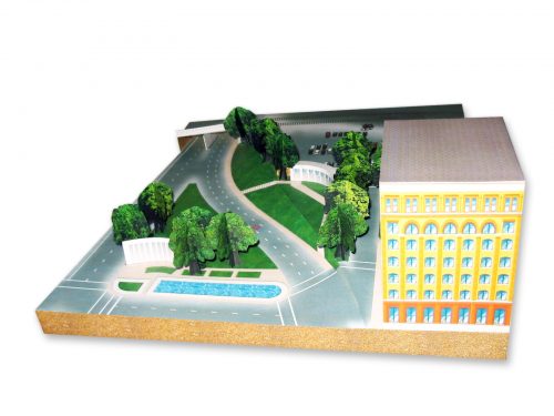 Dealy Plaza - Dallas, TX - President Kennedy Assassination - Paper Model