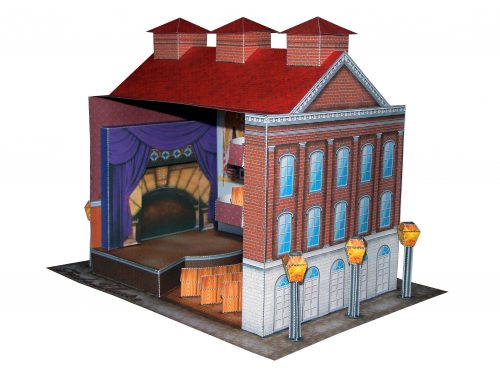 Ford's Theatre - Washington, D.C. - Assassination of President Lincoln - Paper Model