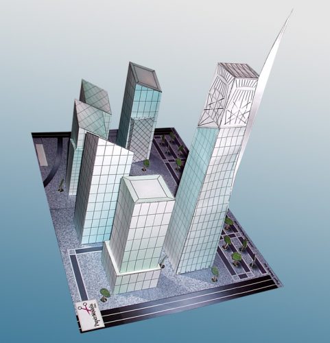 Freedom Tower - New York - Paper Model Project Kit