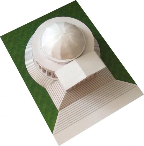 Jefferson Memorial - Professional - Paper Model Project Kit