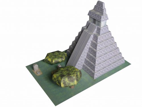Mayan Temple - Paper Model Project Kit
