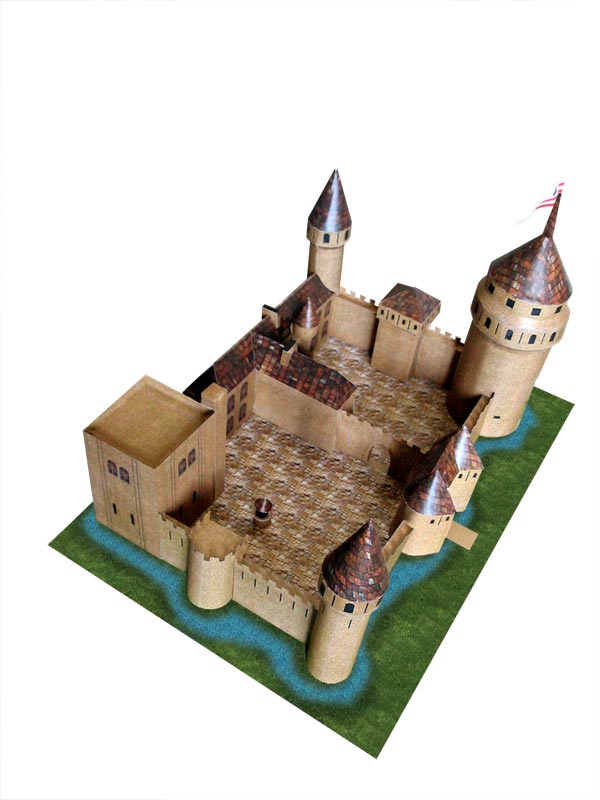 Medieval Castle - Professional - Paper Model Project Kit
