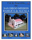 California Mission San Diego de Alcala - Photorealistic - Paper Model Project Kit