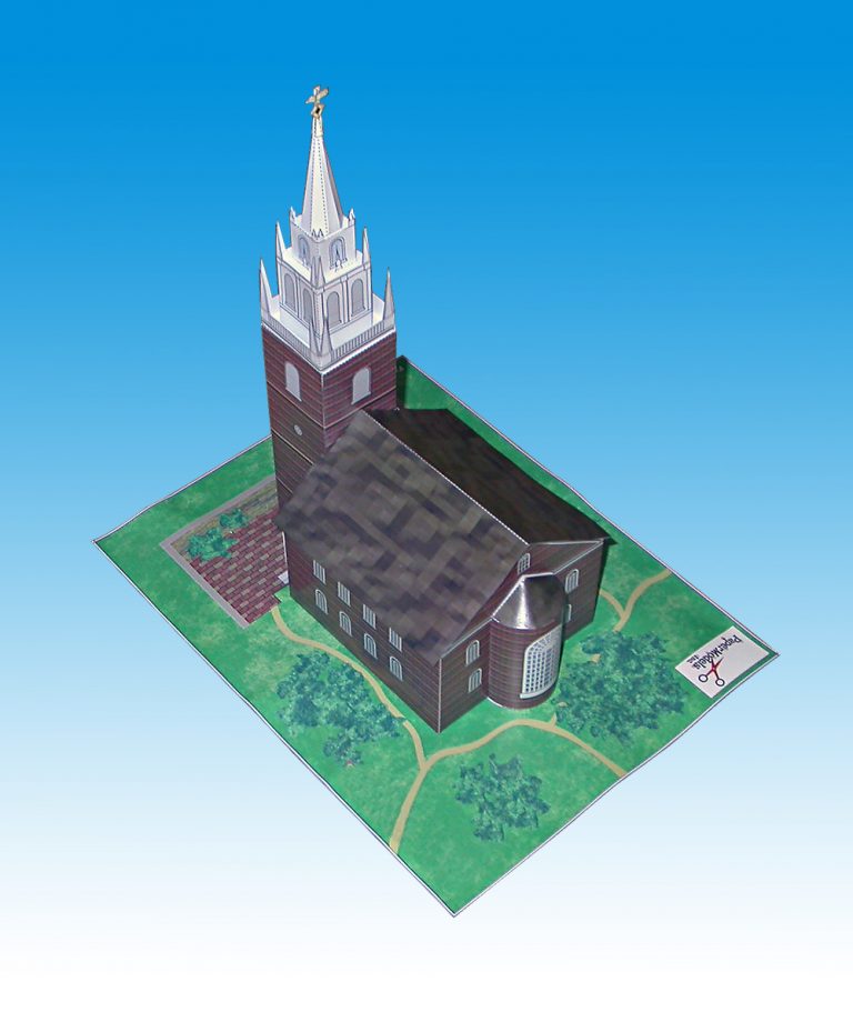 North Church - Boston - Paper Model Project Kit