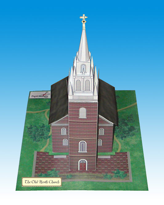 North Church - Boston - Paper Model Project Kit