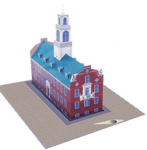 State House - Boston - Paper Model Project Kit