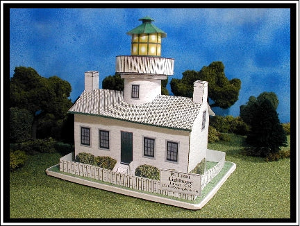 Pt Loma Lighthouse - Photorealistic - Paper Model Project Kit