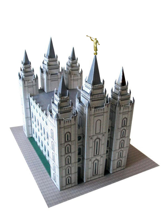 Mormon Temple - Salt Lake - Paper Model Project Kit
