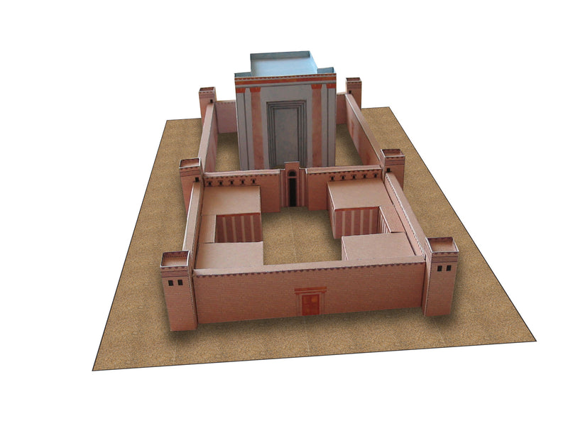 Second Temple of Jerusalem - בית־המקדש השני - Paper Model Project Kit