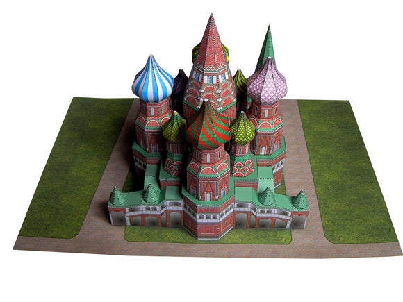 St. Basils Cathedral, Russia - Paper Model Project Kit