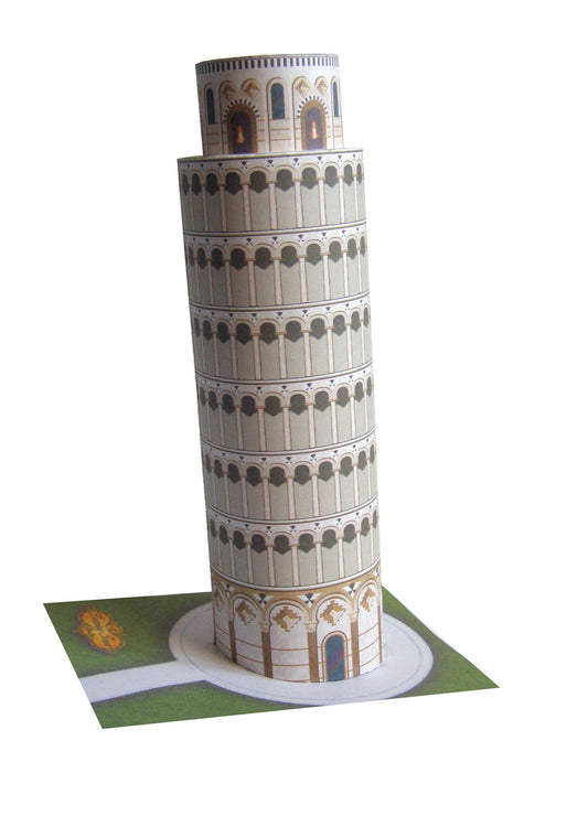 Leaning Tower Of Pisa - Italy - Paper Model Project Kit