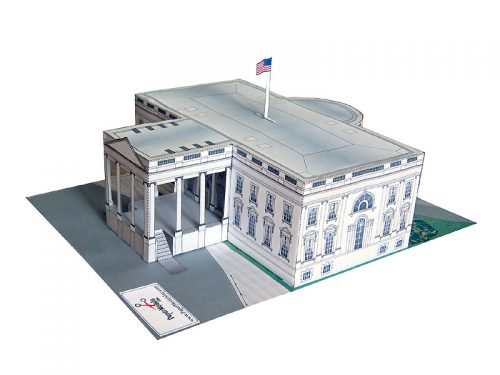 White House, Washington - Paper Model Project Kit