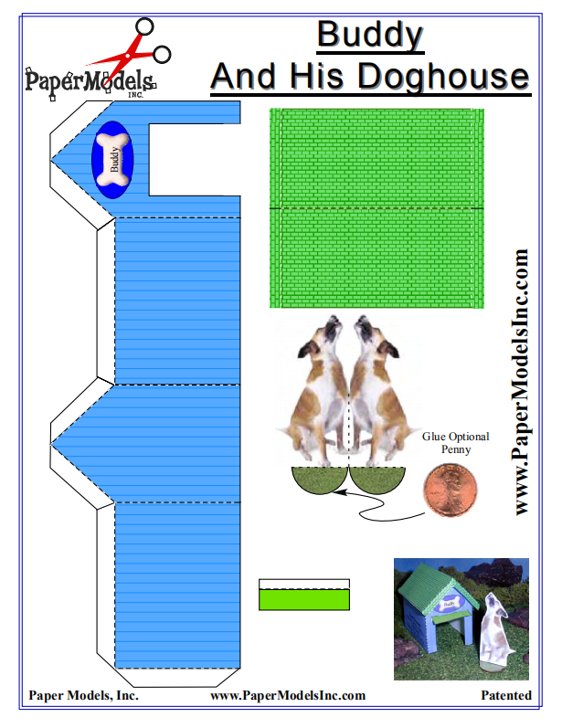 Buddy The Dog & Doghouse - Free