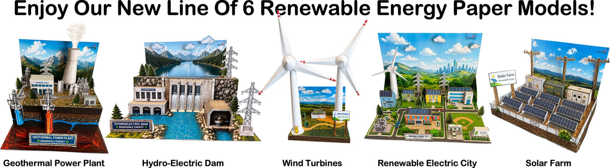 Printable Paper Model Kits for STEM, History & Architecture – Paper ...