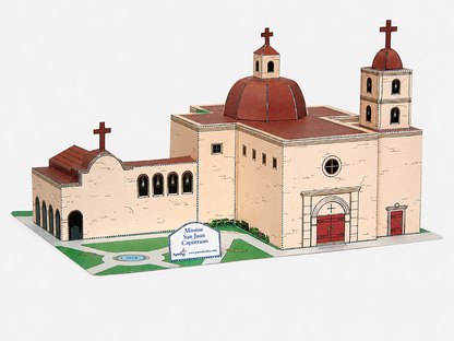 California Mission San Juan Capistrano - Paper Model Project Kit