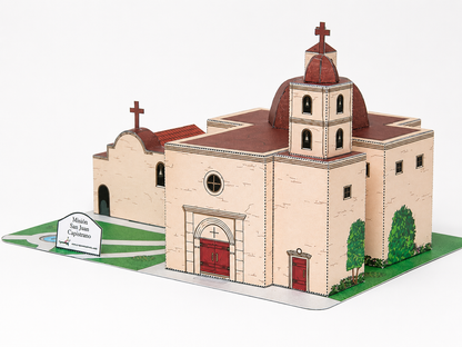 California Mission San Juan Capistrano - Paper Model Project Kit