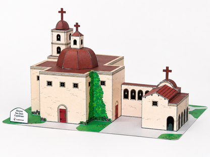 California Mission San Juan Capistrano - Paper Model Project Kit