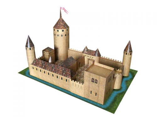 Medieval Castle - Paper Model Project Kit