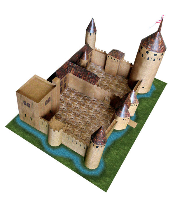 Medieval Castle - Paper Model Project Kit