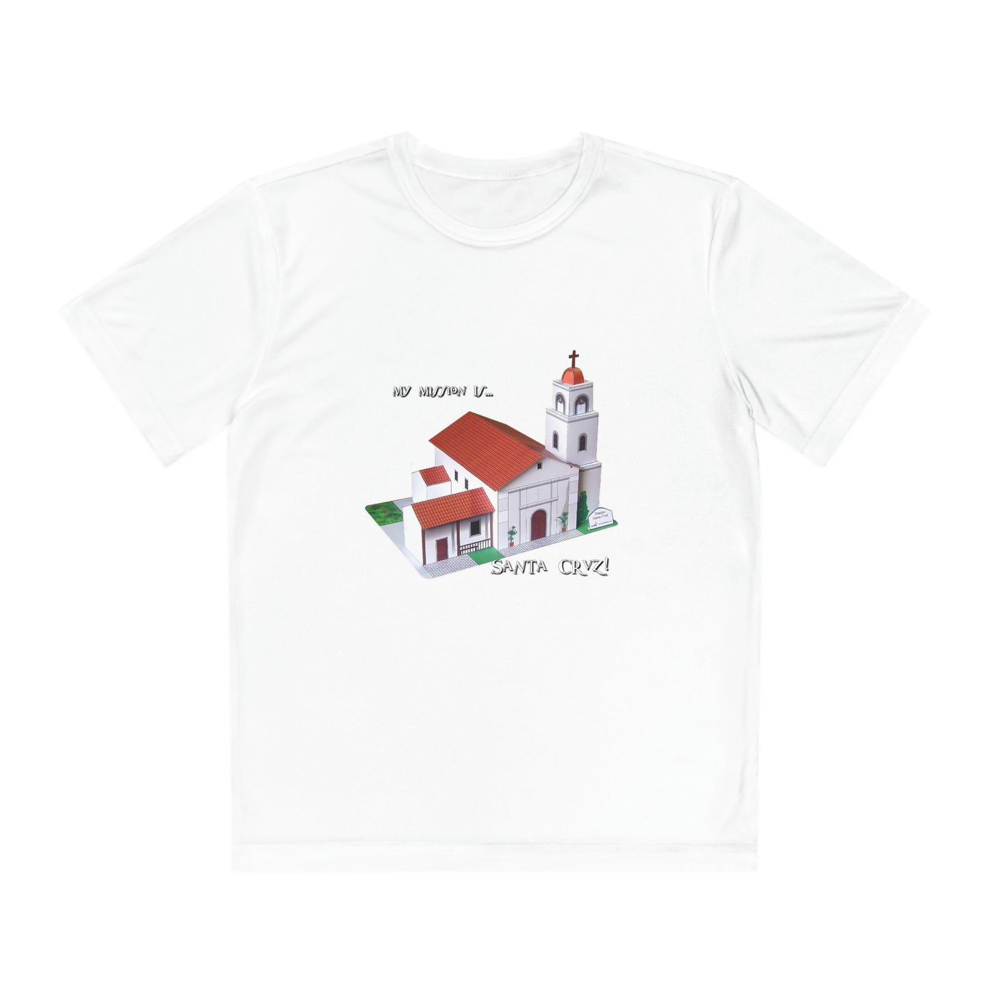 California Mission Santa Cruz T-Shirt