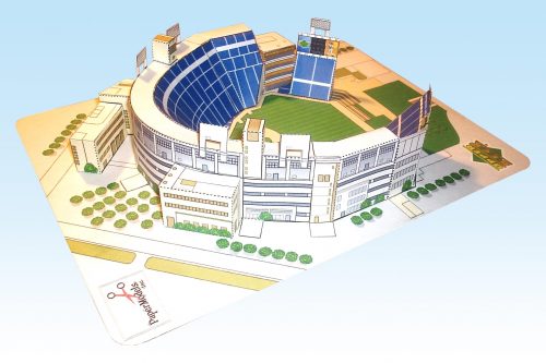 Baseball Stadium - San Diego, CA - Paper Model Kit
