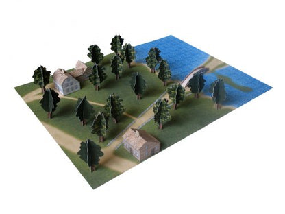 Bridge At Concord - Revolutionary War - Paper Model Kit