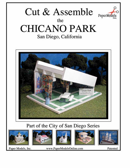 Chicano Park, San Diego - Photorealistic - Paper Model Project Kit