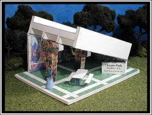 Chicano Park, San Diego - Photorealistic - Paper Model Project Kit