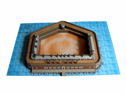 Fort Sumter - Charleston, South Carolina - Paper Model Project Kit