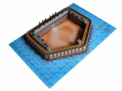 Fort Sumter - Charleston, South Carolina - Paper Model Project Kit
