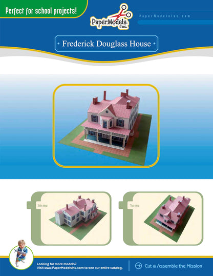 Frederick Douglass Home - Washington, D.C. - Paper Model Project Kit