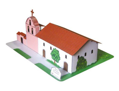 California Mission La Purisima - Paper Model Project Kit