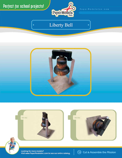 Liberty Bell - Philadelphia - Paper Model Project Kit