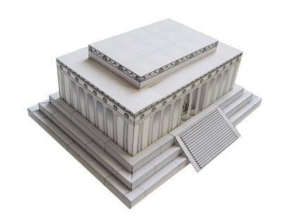 Lincoln Memorial - Washington - Paper Model Project Kit