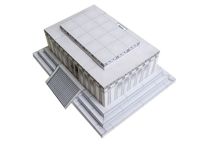 Lincoln Memorial - Washington - Paper Model Project Kit