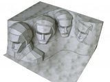 Mount Rushmore Monument - Paper Model Project Kit