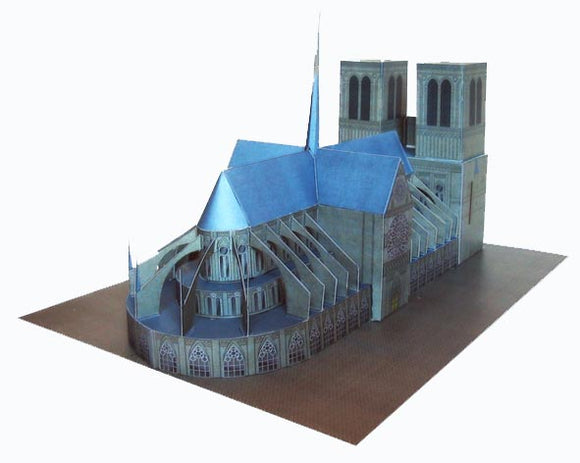 Notre Dame Cathedral - Paris - Paper Model Project Kit