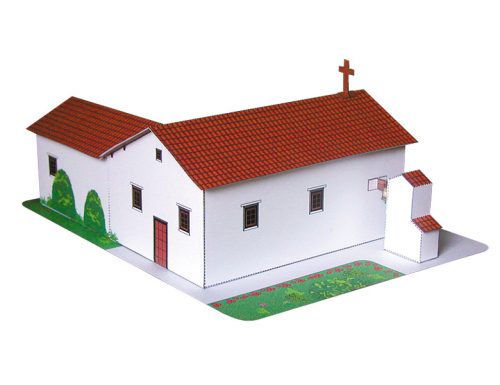 California Mission Nuestra Senora - Paper Model Project Kit