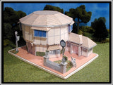 Old Globe Theatre - San Diego - Photorealistic - Paper Model Project Kit