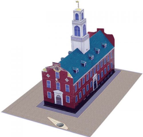 State House - Boston - Paper Model Project Kit