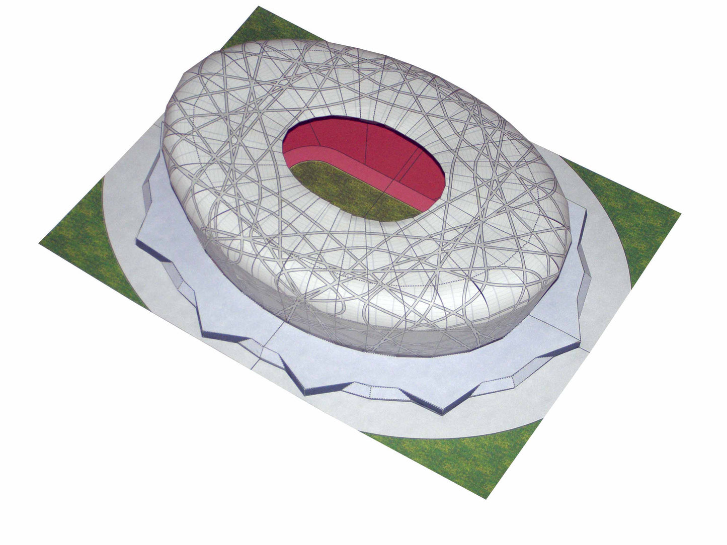 Olympic Stadium - Beijing, China (Bird Nest) Professional - Paper Model Project Kit