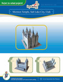 Mormon Temple - Salt Lake - Paper Model Project Kit