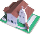 California Mission San Juan Bautista - Paper Model Project Kit