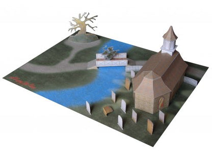 Legend of Sleepy Hollow - Washington Irving - Paper Model Project Kit